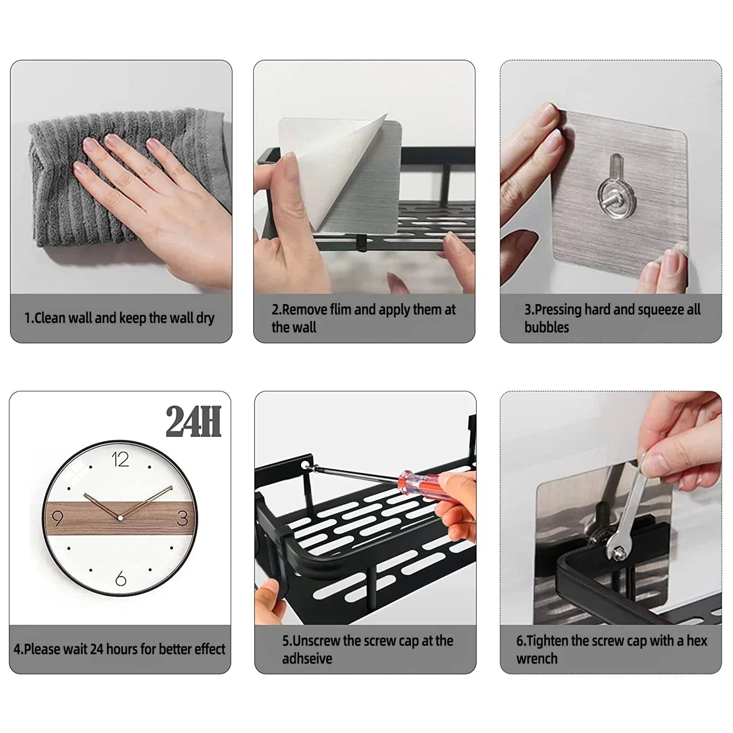 VelaGrip Bathroom Shelf | Petprovac