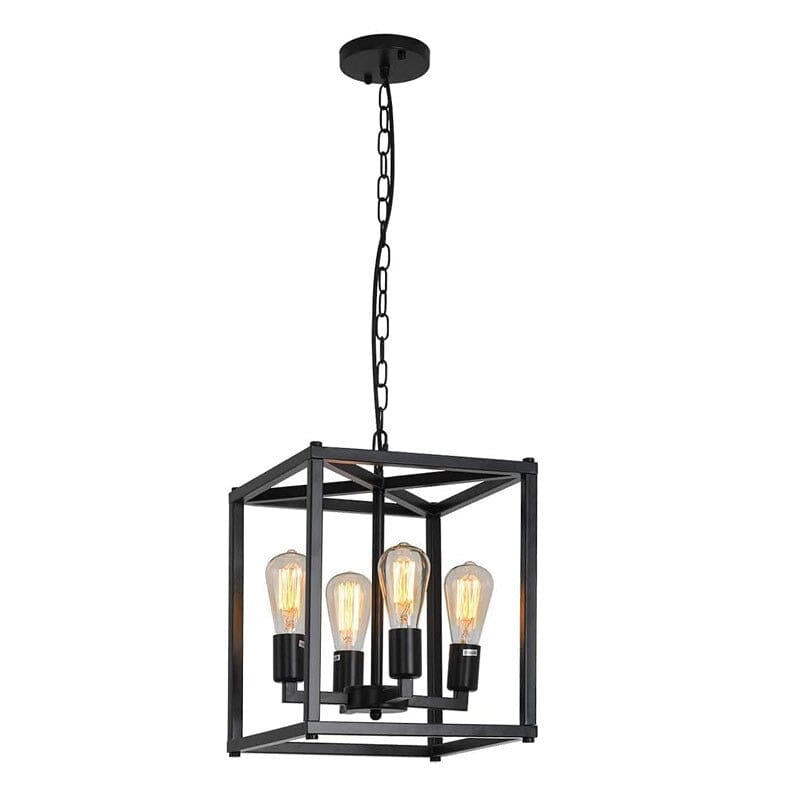 Lampadario da pranzo in stile rustico