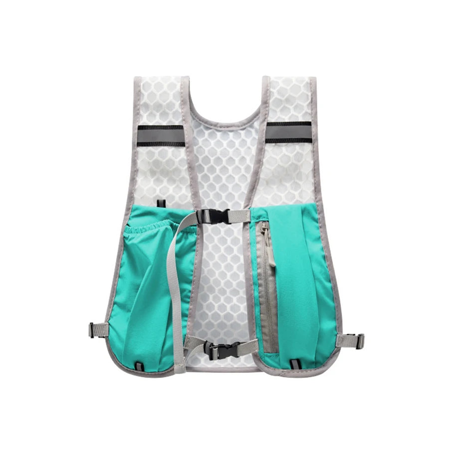 Bolsa Peitoral Reflectora para Corrida e Ciclismo Colete de Armazenamento