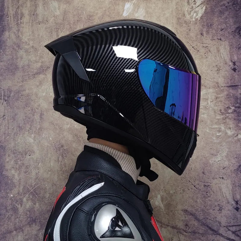Kask zimowy LVS-701 z pełną osłoną twarzy i podwójnym systemem wizjera