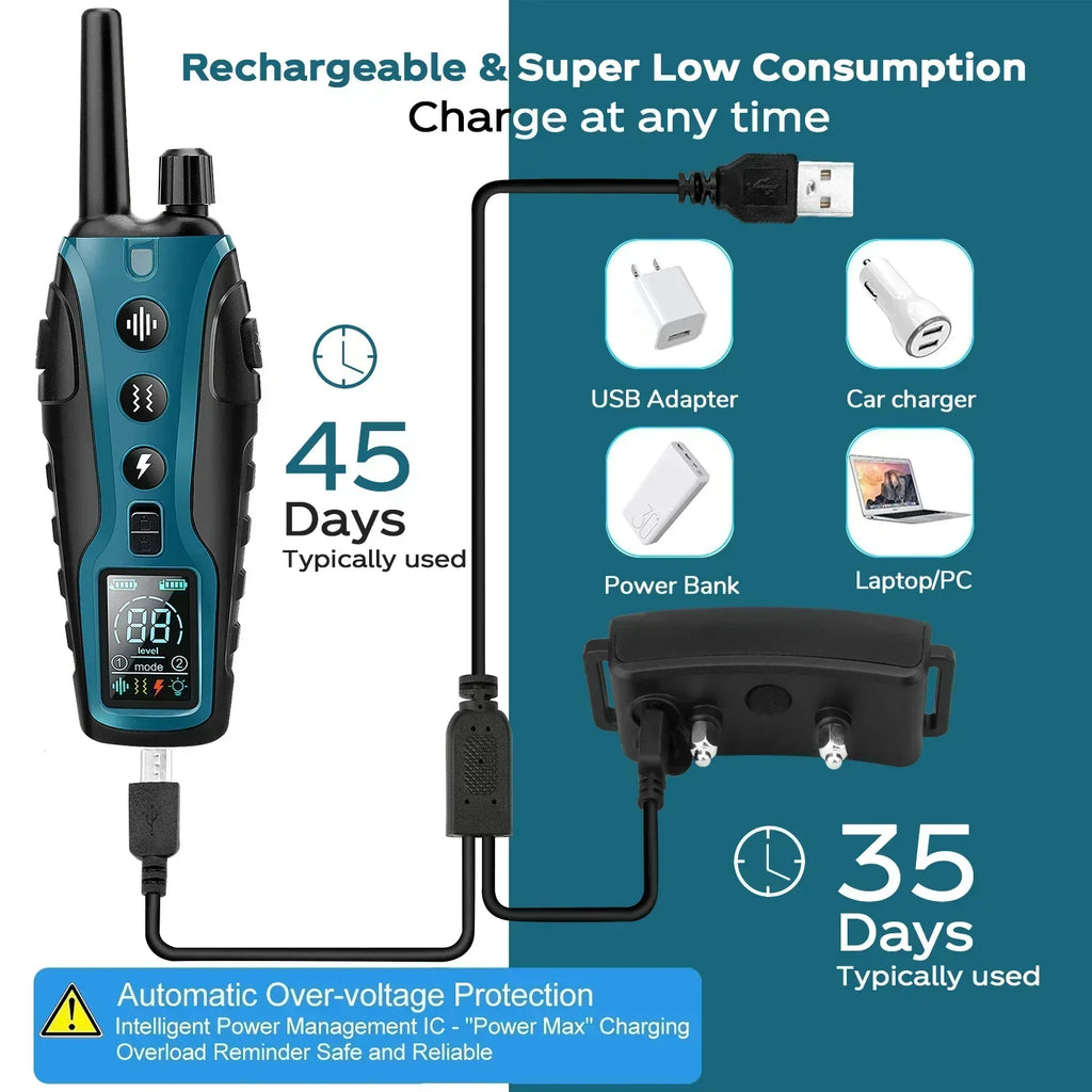 BrightPaw éjjeli kutyakiképző nyakörv LED zseblámpával