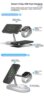 NovaCharge 5-in-1 磁気ドッキングステーション ナイトライト付き