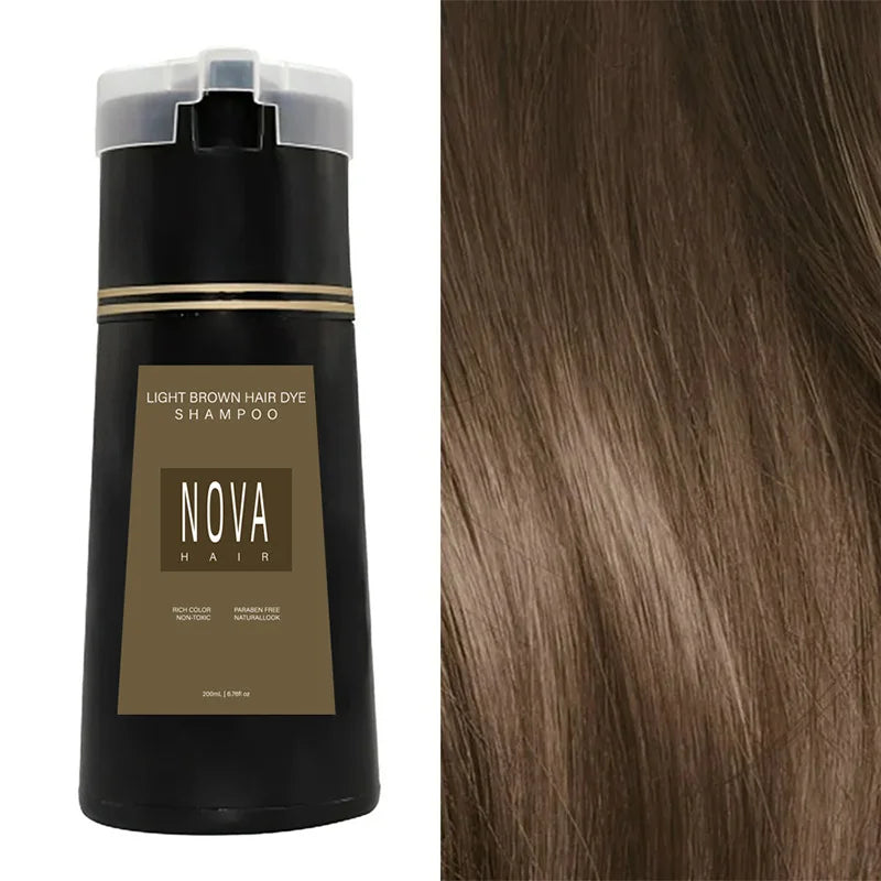 NovaHair Ti Minutters Botanisk Farveshampoo til Hår