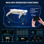 Chytrý AI robotický pes s hlasovým ovládáním a dálkovým ovládáním