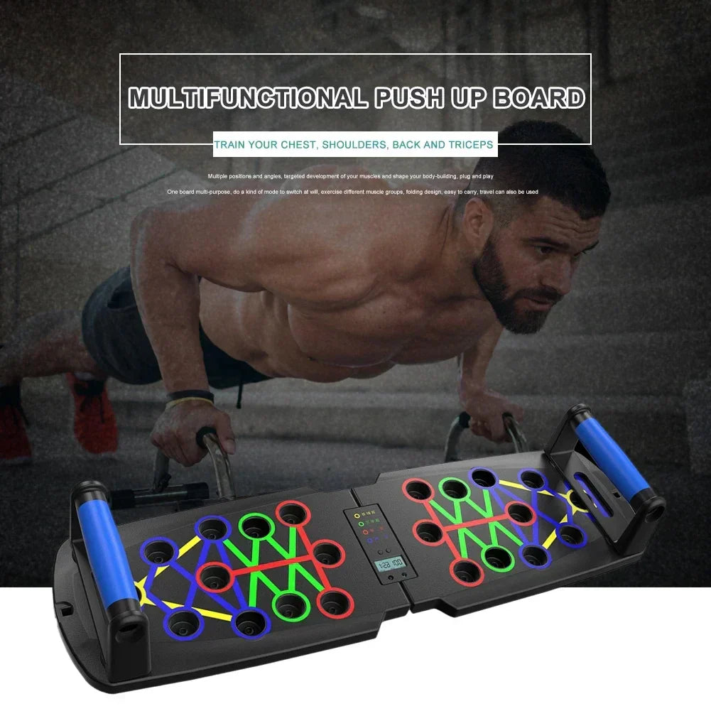 Panca Push-Up 30-in-1 Stazione di Allenamento Digitale per Tutto il Corpo a Casa