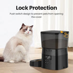 Pemberi Makan Haiwan Peliharaan Pintar Automatik Dengan Skrin LCD Dan Waktu Makan Berjadual Untuk Kucing Dan Anjing
