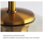 Arctix Glass Pendant Light in Industrial LED Luxury