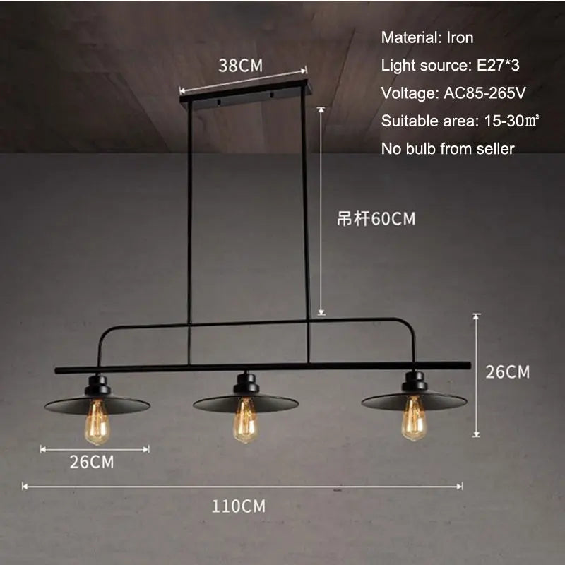 Lampadario Vintage Kestrel Loft