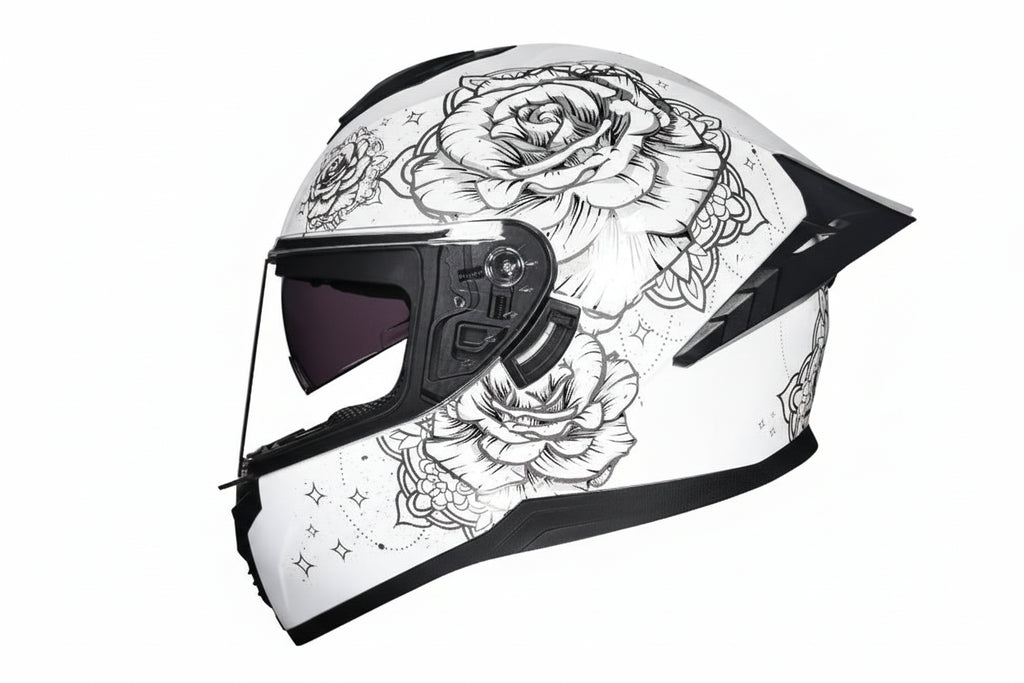 Kask zimowy LVS-701 z pełną osłoną twarzy i podwójnym systemem wizjera