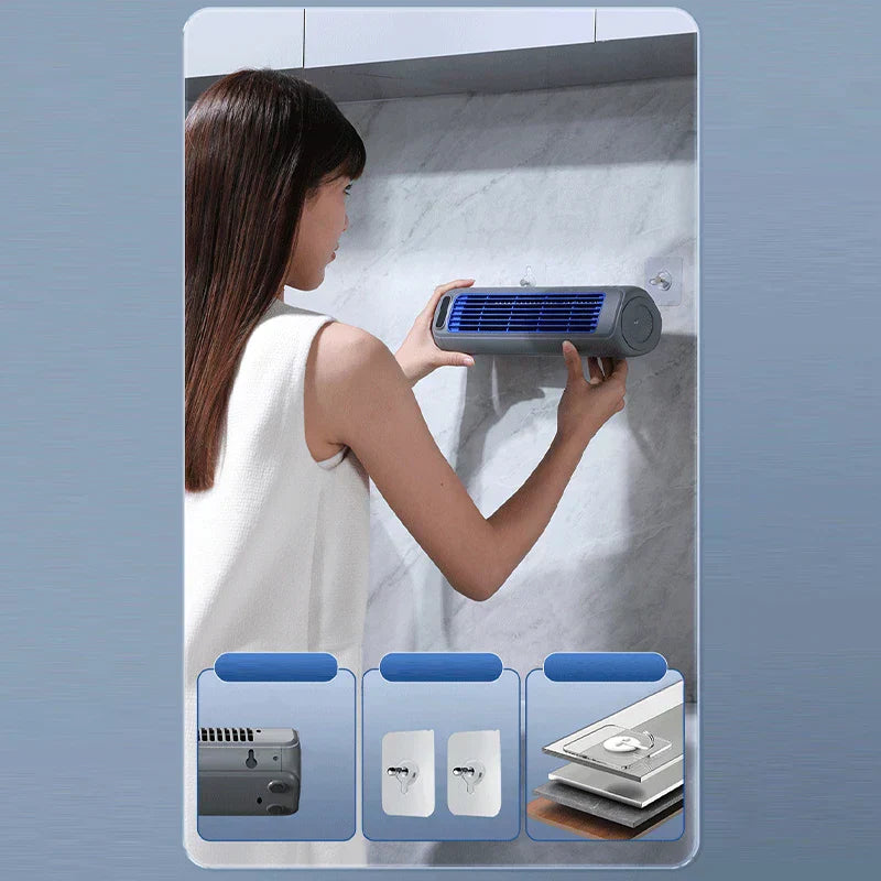 Climatiseur portable sans pales Cooling Ace avec USB, 3 vitesses et silencieux pour chambre