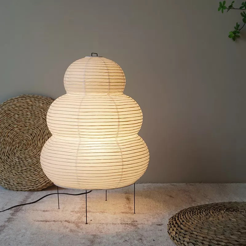 Hinori | Lampada da terra a treppiede Wabi-Sabi