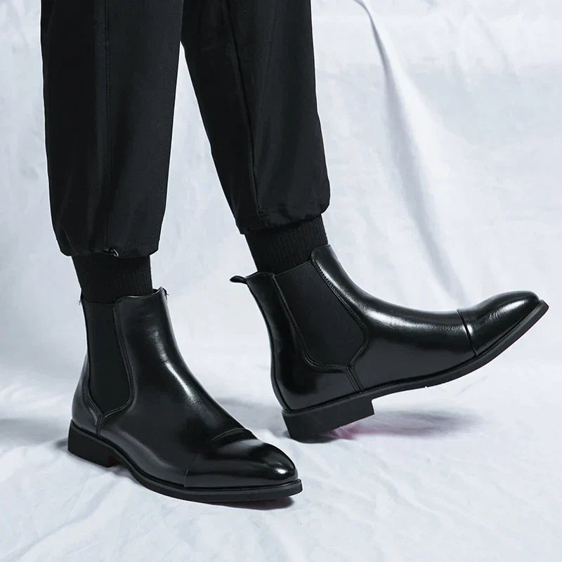 Botas Chelsea de cuero Valeron And Co para comodidad y estilo diario