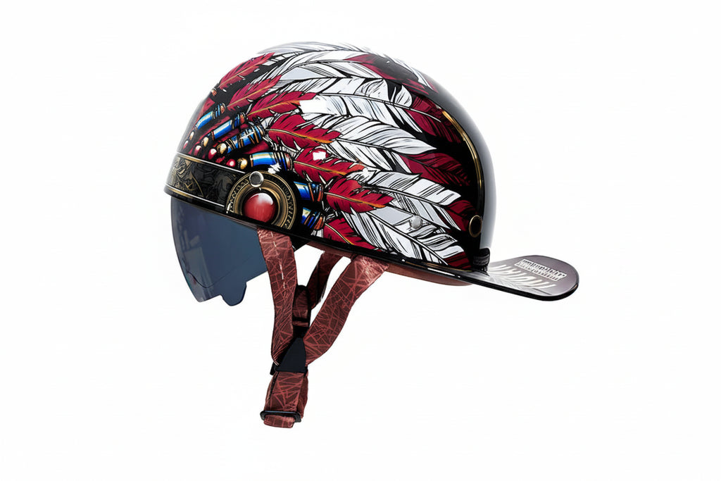 Retro baseballová čepice styl polokabiny s vysouvacím sklem