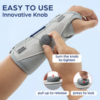 Wrist Support With Adjustable Knob For All Day Comfort
