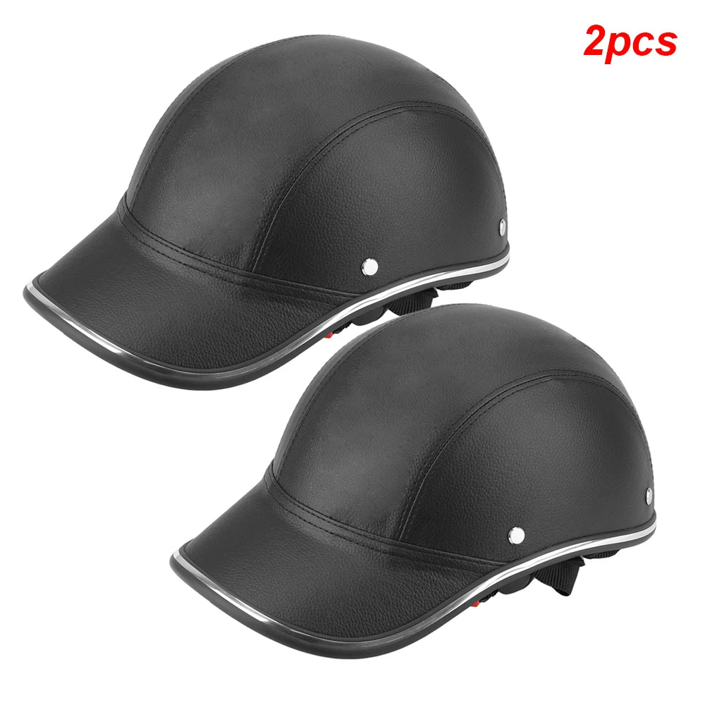 Vintage Baseball Cap Style Half-Helmet for Casual Riding