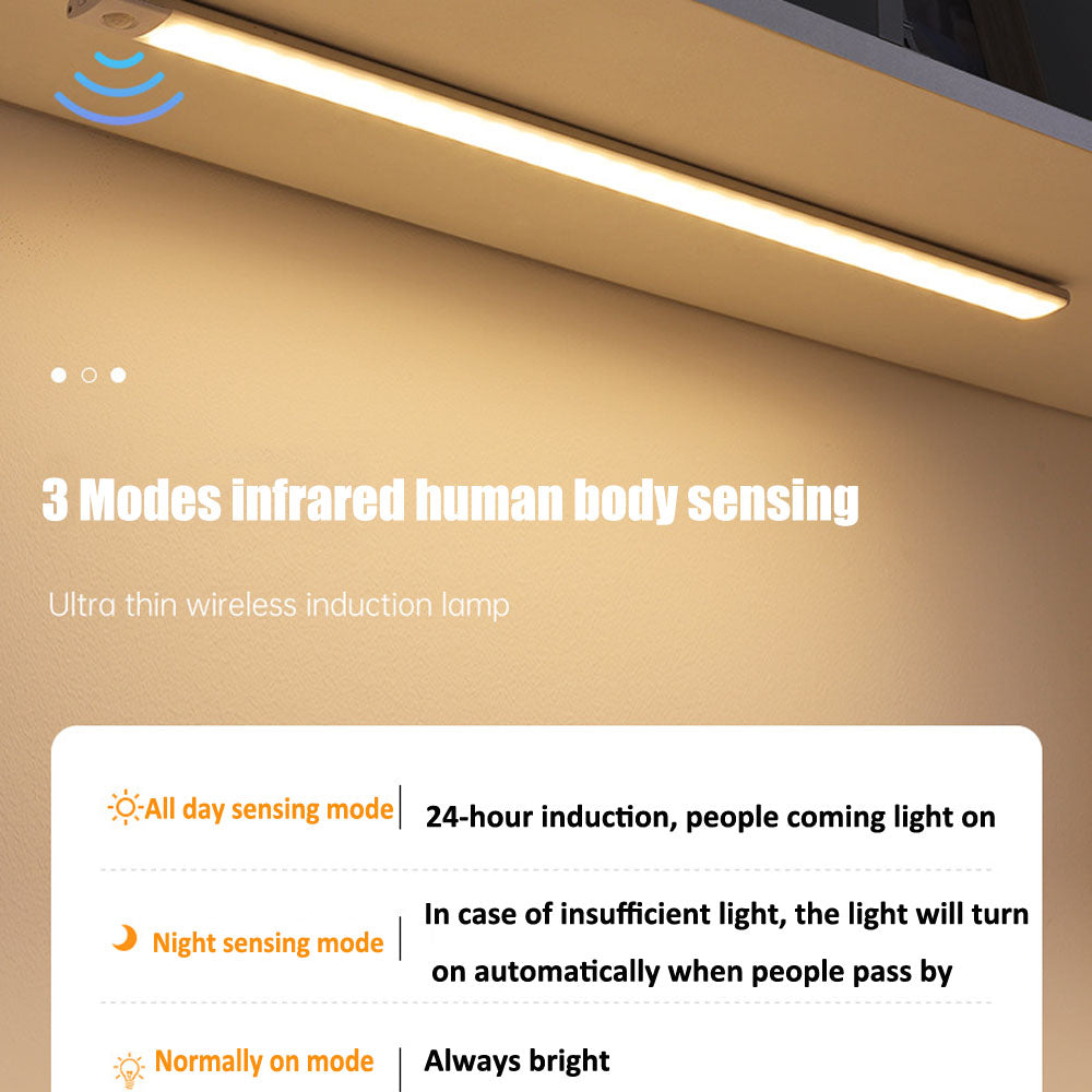 Luce a LED wireless con sensore di movimento per armadietto da cucina