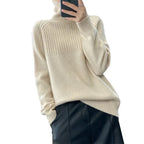 AstraWeave Wool Turtleneck Sweater for Women Cozy Warm