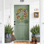Handmade Floral Door Wreath for Indoor and Outdoor