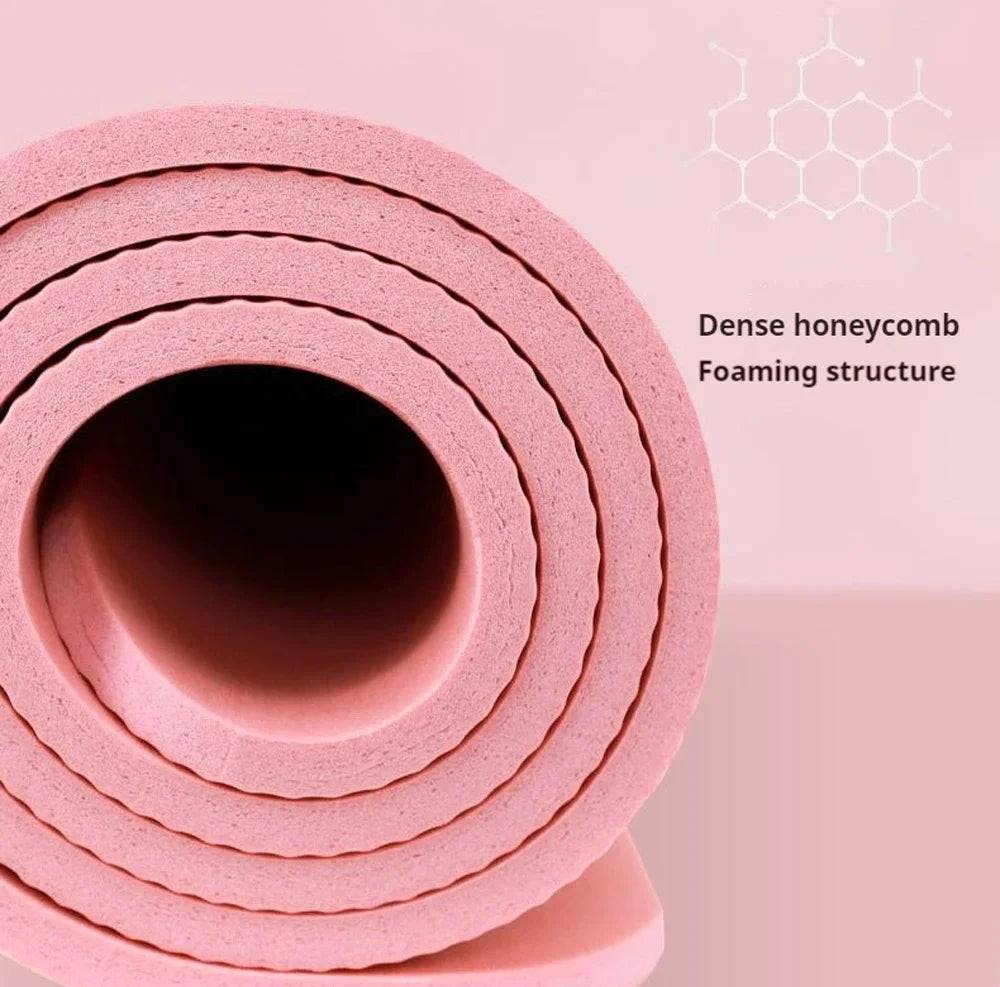 Skridsikker Yogamåtte til Komfort, Stabilitet og Holdbarhed for Alle Niveauer