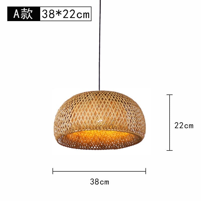 KoruBend Bamboo Pendant Light | Modern Rustic Kitchen
