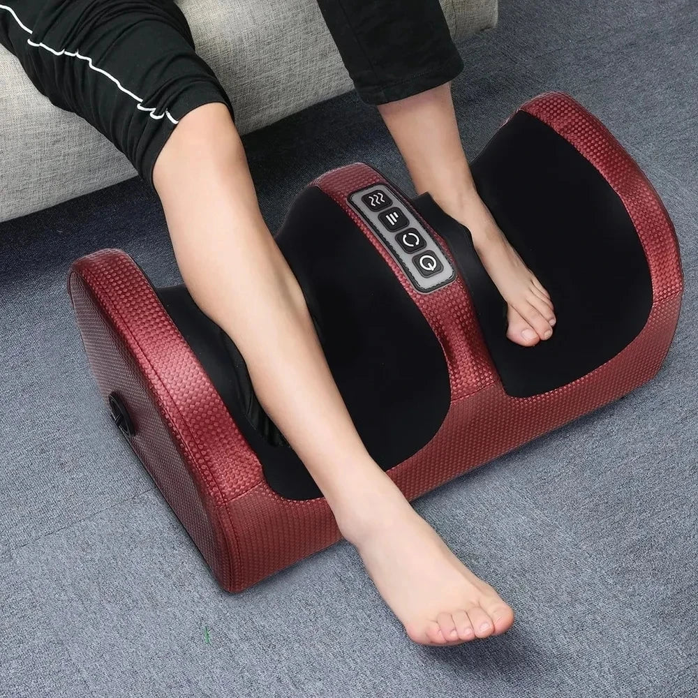 Massajador de Pés com Amassamento Aquecido e Shiatsu para Alívio Rápido