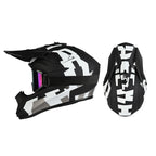 Full-Face Off-Road Helmet with Goggles – DOT Certified for All Seasons