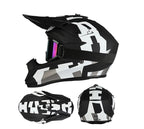 Full-Face Off-Road Helmet with Goggles – DOT Certified for All Seasons