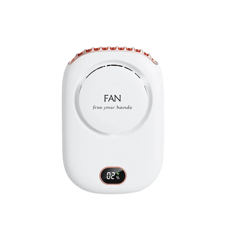 VENTIWISE Mini Fan | 3-Speed Turbo | LED Display & Battery 2000 mAh | Compact & Rechargeable