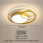 Oriselle | Hedendaagse Oneindige Ringen LED Plafondlamp | Petprovac