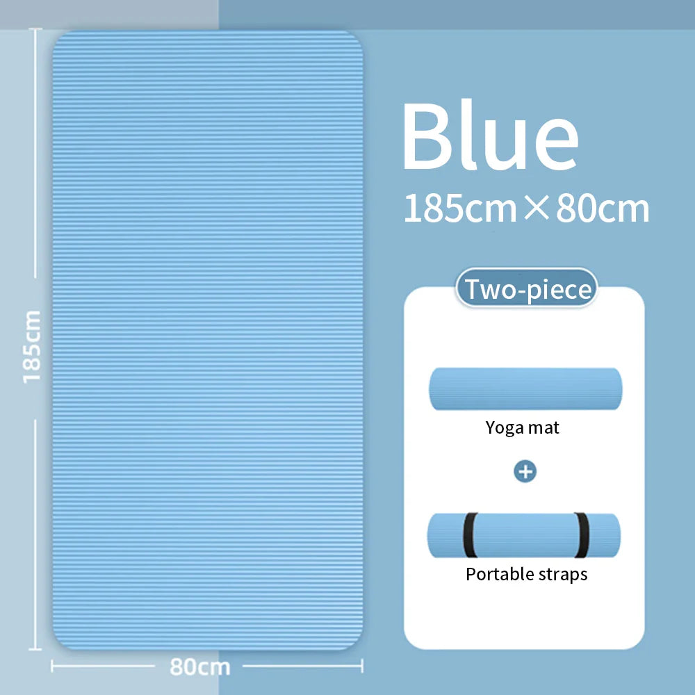 Skridsikker Yogamåtte til Komfort, Stabilitet og Holdbarhed for Alle Niveauer