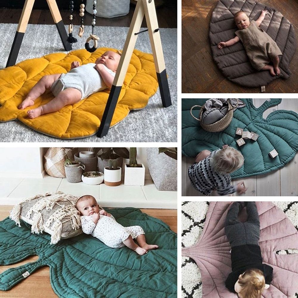 Cool Breathable Dog Mat Leaf Shaped Washable For Pets