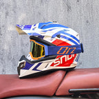 Off-Road Racing Helmet with Removable Visor