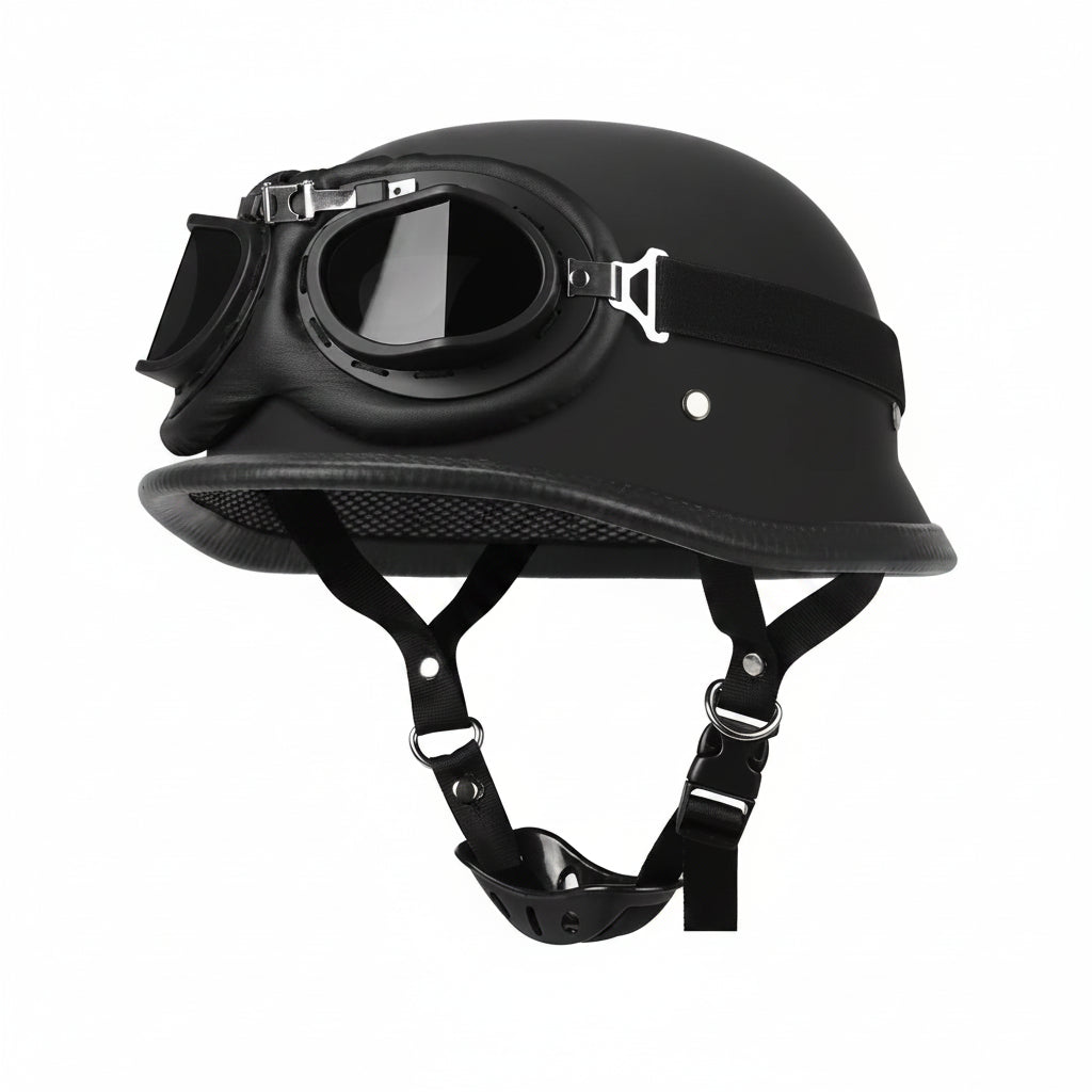 DOT Certified Vintage Half Helmet for Cruisers