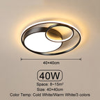 Oriselle | Hedendaagse Oneindige Ringen LED Plafondlamp | Petprovac