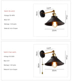 Kestrel industriell vegglampe
