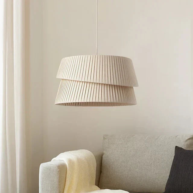 Lampadario in tessuto Hana Japandi
