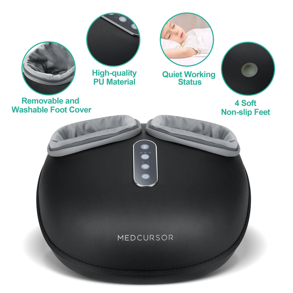 Shiatsu Foot Therapy Massager With Heat And Kneading Rollers