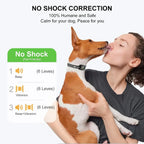 CalmPaws liten hund bjeffehalsbånd mild og oppladbar