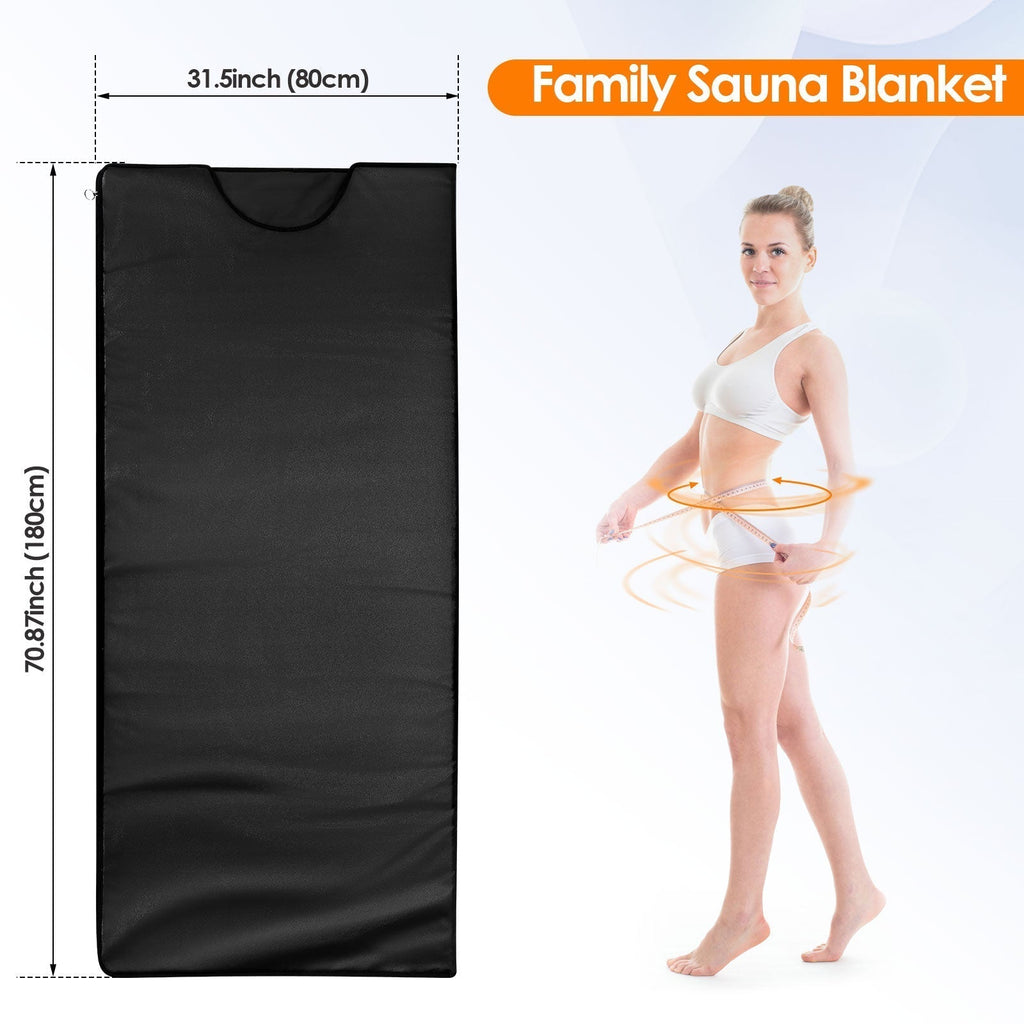 AureaHeat Infrarød Sauna Tæppe Bærbar Detox og Afslapning