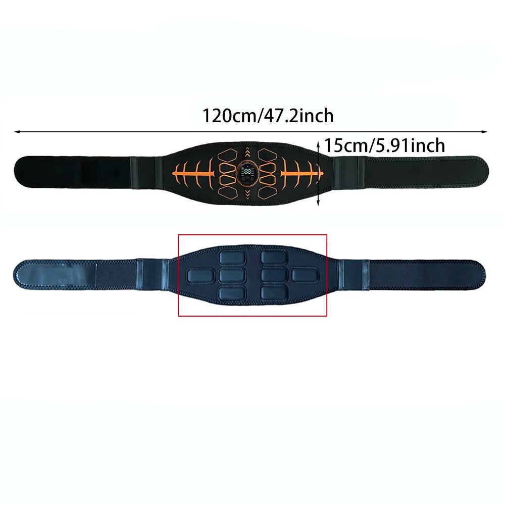 Ceinture de tonification abdominale avec dix modes et trente niveaux d'intensité