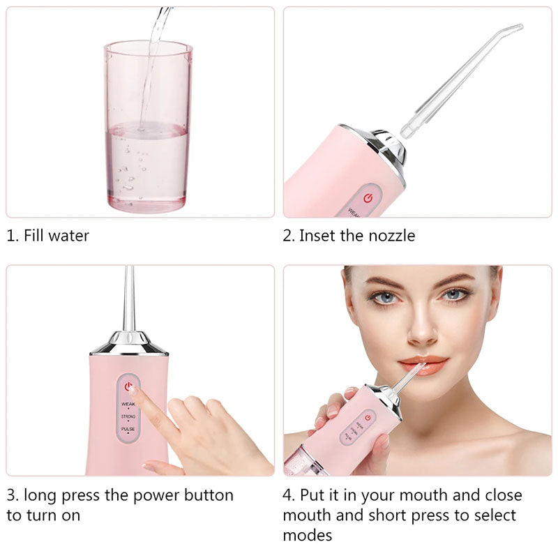 Portable Wireless Water Flosser For Deep Cleaning At Home