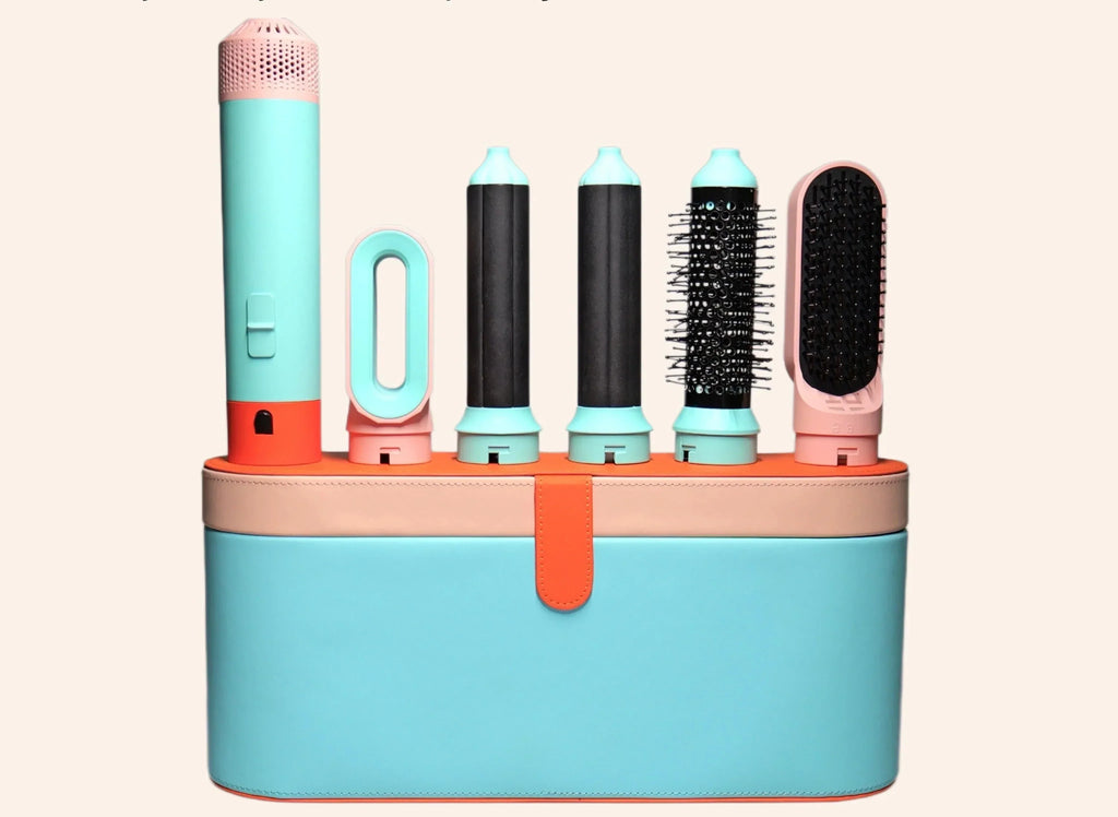 NovaFlex 5v1 multifunkční styler na vlasy fén kulma žehlička lesk