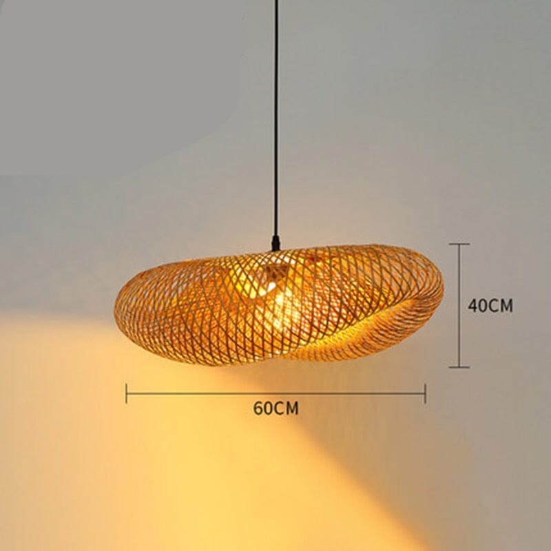 KoruBend Bamboo Pendant Light | Modern Rustic Kitchen