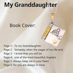 Memory Book Hanger Necklace – Symbolic Jewelry with Loving Message