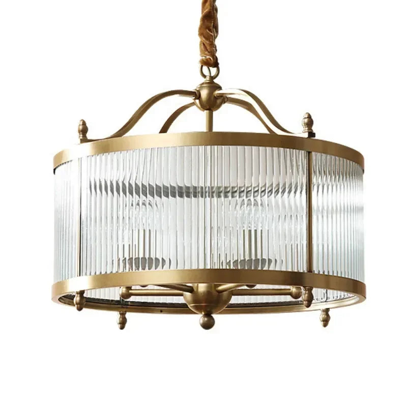 Elowen Gold Glas Kronleuchter