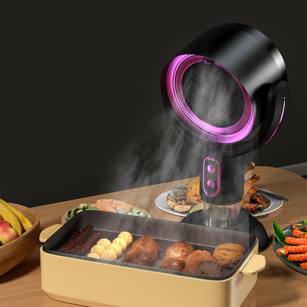 Powerful Portable Smoke Purifier Fan, Rechargeable For Home Use