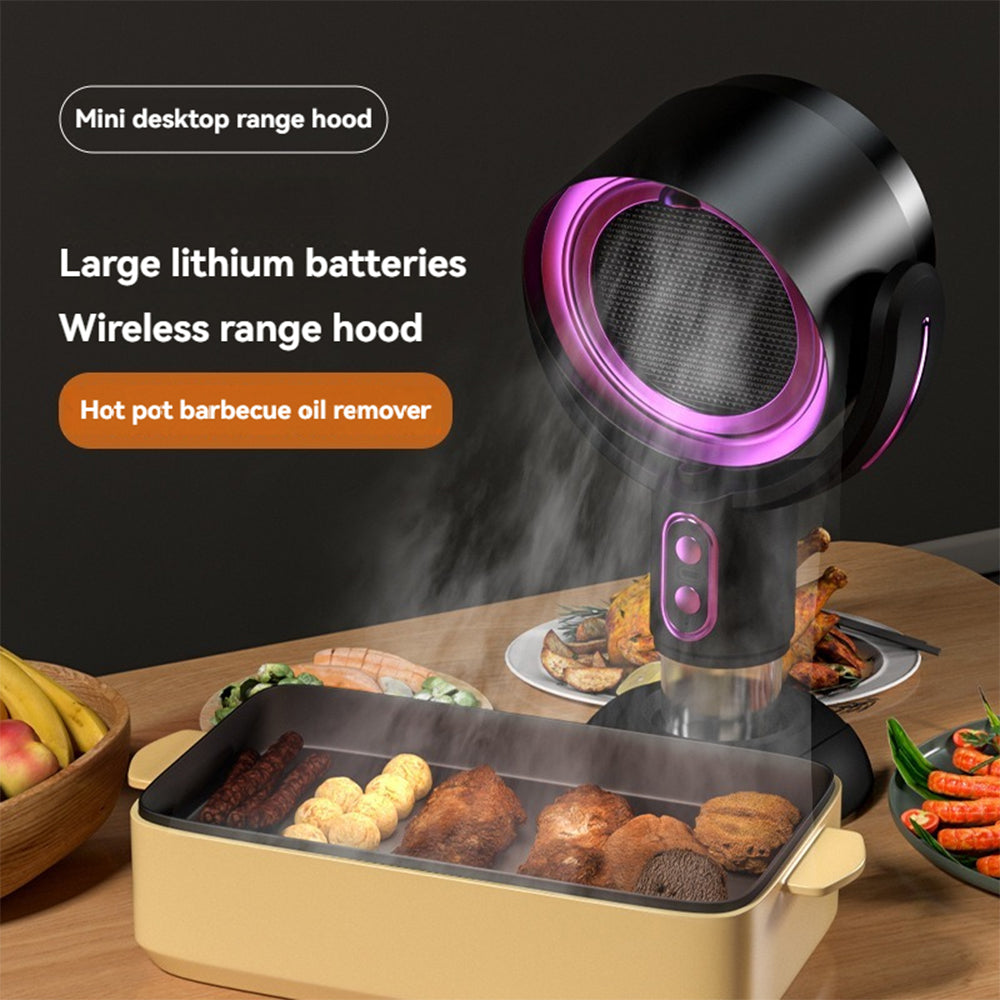 Powerful Portable Smoke Purifier Fan, Rechargeable For Home Use