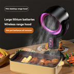 Powerful Portable Smoke Purifier Fan, Rechargeable For Home Use