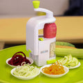 Spiralizzatore per Verdure 4-in-1 con Lama Rotante e Ventosa per Zoodles