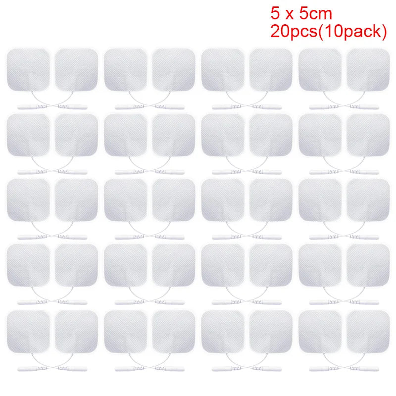 Pastilhas de Gel com Plugue de 2,0 mm para Dispositivos de Terapia TENS e EMS